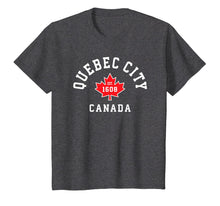 Load image into Gallery viewer, Quebec City Canada T-Shirt Canadian Flag Maple Leaf Gift Tee
