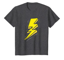 Load image into Gallery viewer, Jagged Yellow Lightning Strike Bolt T-Shirt
