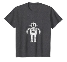 Load image into Gallery viewer, Distressed Retro Robot Dark T-Shirt Mens Womens Kids
