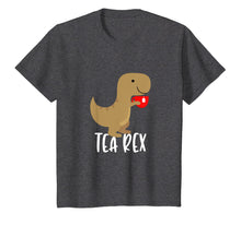 Load image into Gallery viewer, Tea Rex T-Shirt Tshirt Funny Cute Tyrannosaurus Dino Tee
