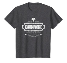 Load image into Gallery viewer, Carnivore Cafe Zero Carbs Workout TShirt Novelty Gift
