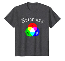 Load image into Gallery viewer, Color Wheel Shirt - Notorious RGB Tee - RGB not CMYK TShirt
