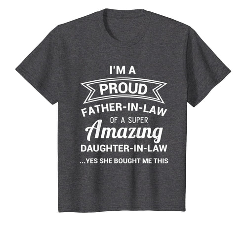 Funny Proud Father in Law Shirt Dad Fathers Day Gift Ideas