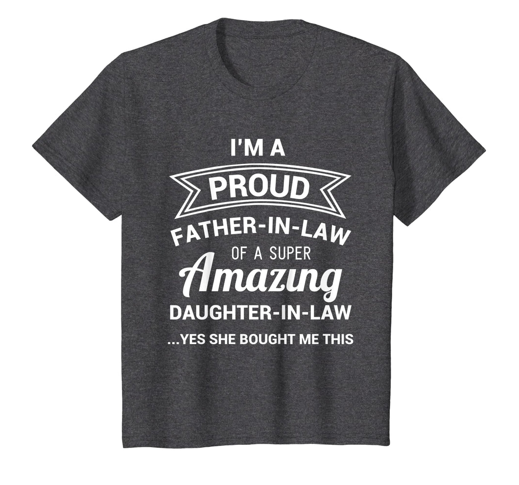 Funny Proud Father in Law Shirt Dad Fathers Day Gift Ideas