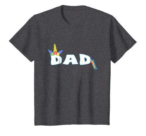 Unicorn Birthday Shirt Girl Funny Dad Fathers Day Gift
