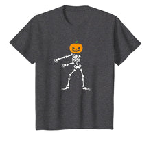 Load image into Gallery viewer, Flossing Pumpkin Head Skeleton Floss Dance Halloween T-shirt
