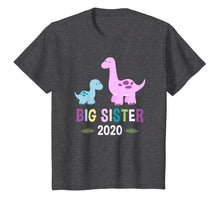 Load image into Gallery viewer, Big Sister Shirt 2020 Brontosaurus Dinosaur T-Shirt
