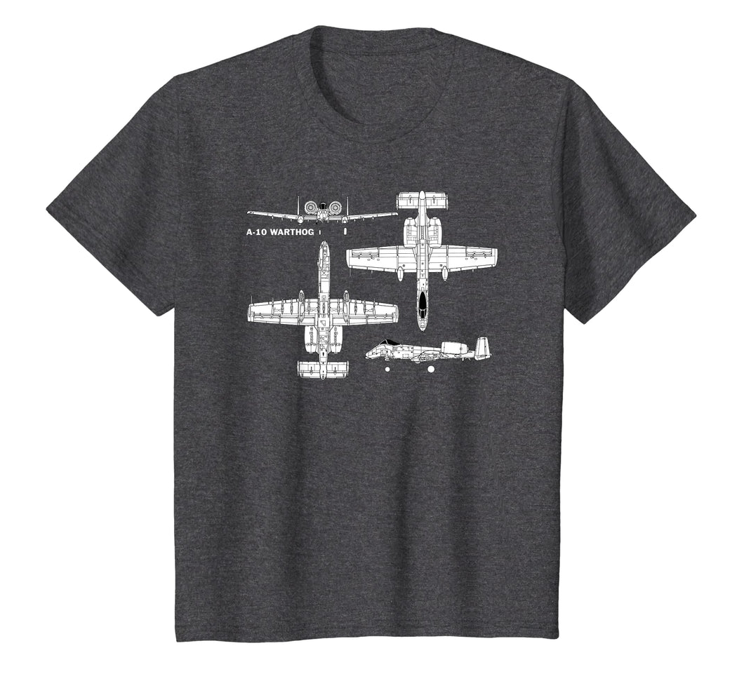 A-10 Warthog Military Aircraft T-Shirt