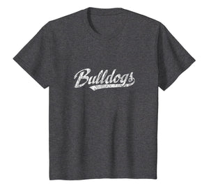 Bulldogs Mascot T Shirt Vintage Sports Name Tee Design