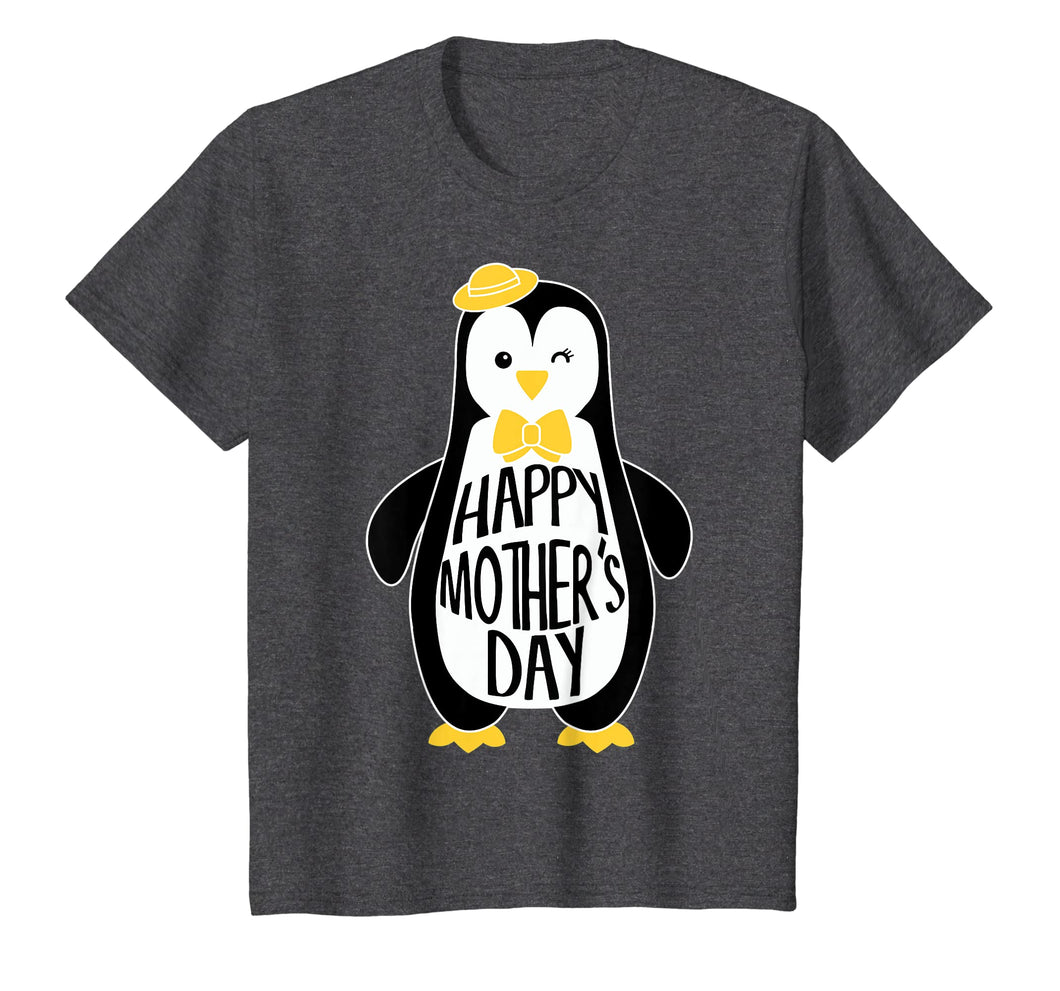 I Love My Mama Penguin Cute Happy Mothers Day Gift Shirt
