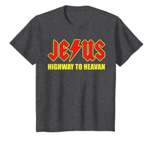 Load image into Gallery viewer, Jesus Highway To Heaven T Shirt -Superhero Jesus Christian T
