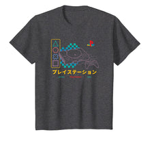 Load image into Gallery viewer, Playstation Checker Neon 90's T-shirt

