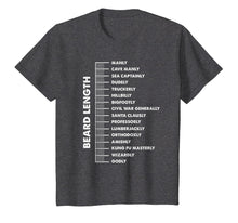 Load image into Gallery viewer, Beard Ruler Length T Shirt: Gift For Bearded Men
