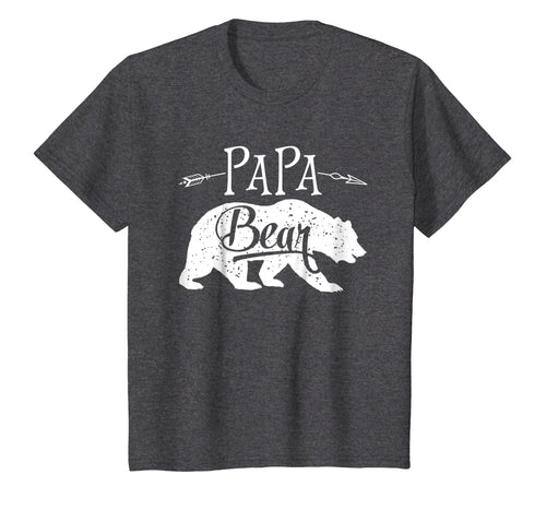 Papa Bear T shirt Fathers Day Family Matching Couple Men Tee