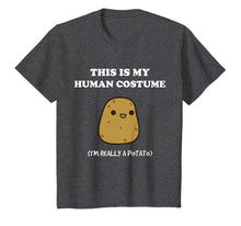 Load image into Gallery viewer, Funny Potato T-Shirt | Xmas Gift This Is My Human Costume
