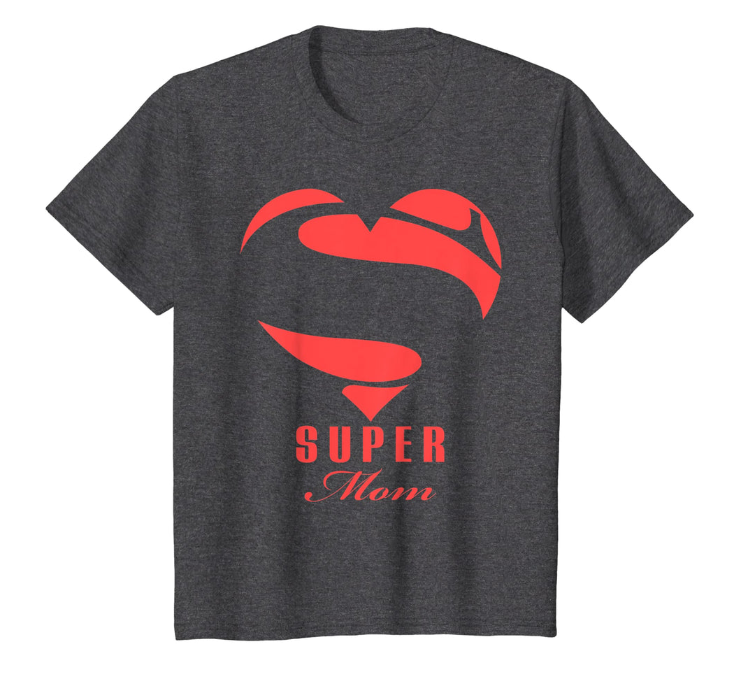 Super Mom Superhero T Shirt Gift Mother Father Day