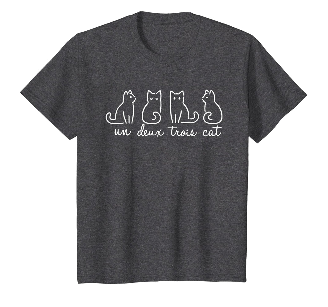 Un Deux Trois Cat Shirt gift