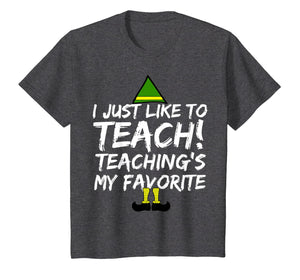 Funny Teacher Christmas Shirt Teaching is My Favorite Shirt
