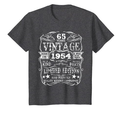 Made In 1954 65 Years Old Vintage 65th Birthday Gift T-Shirt