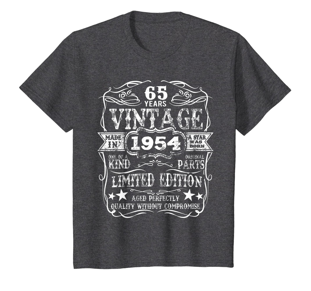 Made In 1954 65 Years Old Vintage 65th Birthday Gift T-Shirt