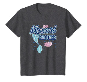 Mermaid Brother T Shirt Merbro Matching Birthday Party Gift