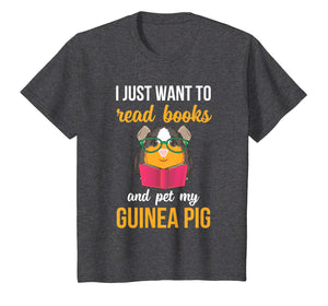 I Just Want to Read Books and Pet My Guinea Pig Shirt