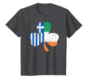 St. Patrick's Day Greek Flag Irish T-Shirt Greece Gift