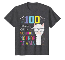 Load image into Gallery viewer, 100 Days of School Shirt No Probllama Llama 100th day tshirt
