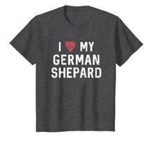 Load image into Gallery viewer, I Love My German Shepard Shirt : Dog Mom Dad Heart Gift
