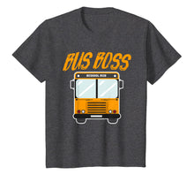 Load image into Gallery viewer, Bus Boss Funny School Bus Driver T-Shirt For Bus Drivers
