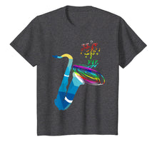 Load image into Gallery viewer, Music Saxophone Musical Notes Colorful TShirt Sax Player Tee
