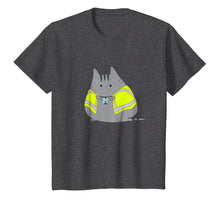 Load image into Gallery viewer, Chubby Kitten Wearing Safety Vest Funny T-Shirt
