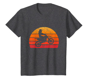 Dirtbike Motocross T Shirt Vintage Retro Sunset 70s 80s