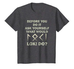 Funny Norse Vikings Shirt Loki God Runes Mythology TShirt