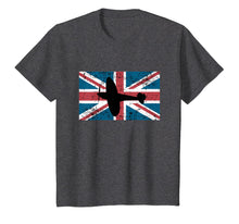 Load image into Gallery viewer, Patriotic RAF Supermarine Spitfire British flag t-shirt
