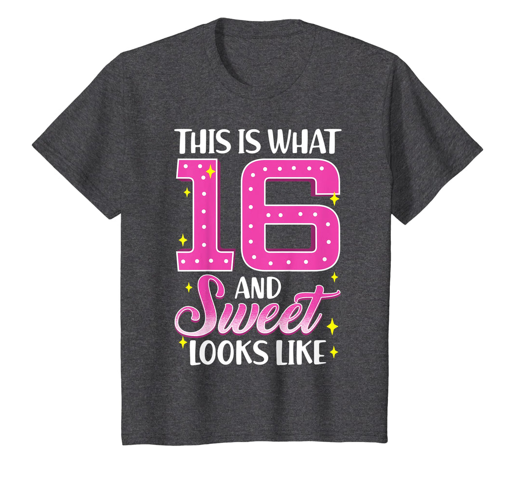 Womens Sweet Sixteen Birthday T Shirt 16th Birthday Shirt