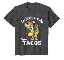 Load image into Gallery viewer, Cinco de Mayo Shirts For Kids Boys Taco T Rex Dinosaur Shirt
