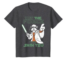 Load image into Gallery viewer, may the force be shih tzu tshirt
