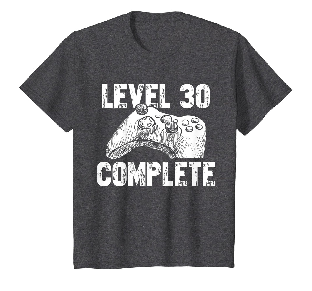 Level 30 Complete Funny Gift 30th Birthday Shirt