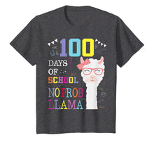Load image into Gallery viewer, 100 Days of School Shirt No Probllama Llama 100th day tshirt
