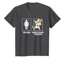 Load image into Gallery viewer, Fourth 4th Grade Teacher Unicorn Dabbing Funny T Shirt Gift
