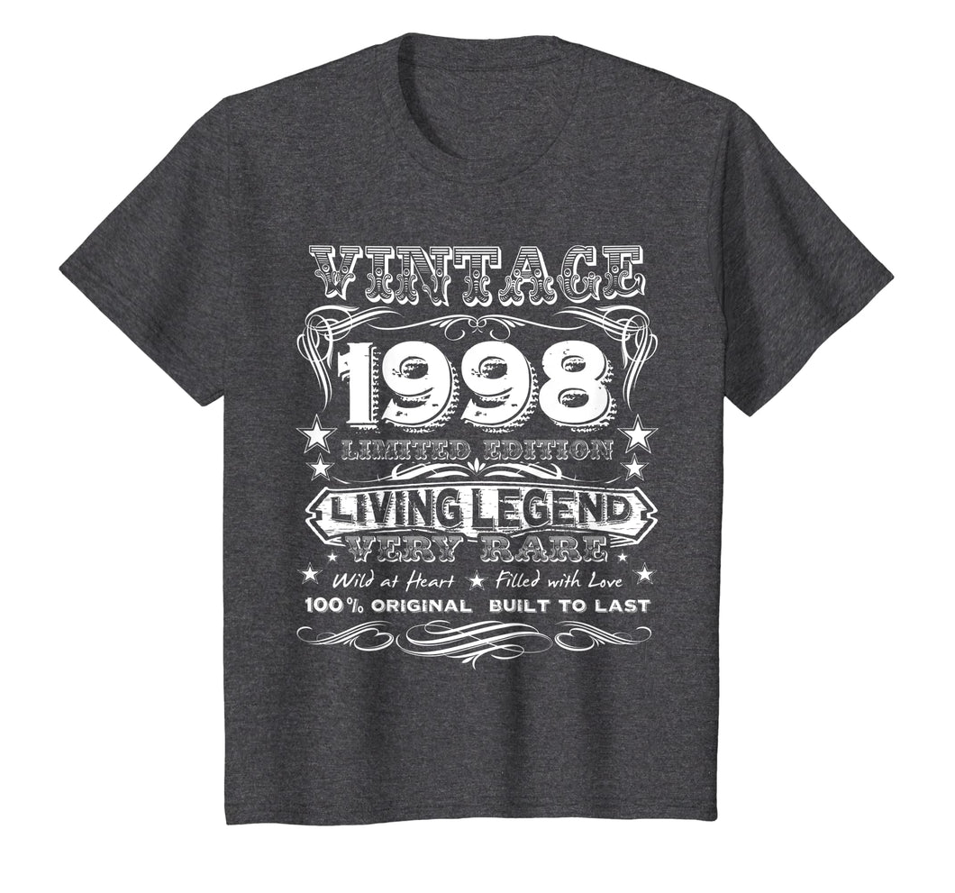 Vintage 1998 - Funny 21 Years Old 21st Birthday Gift T-Shirt