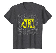 Load image into Gallery viewer, Math Square Root Of 121 11 Year Old 11th Birthday Tshirt
