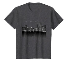 Load image into Gallery viewer, Chicago City Skyline Lights at Night T shirt
