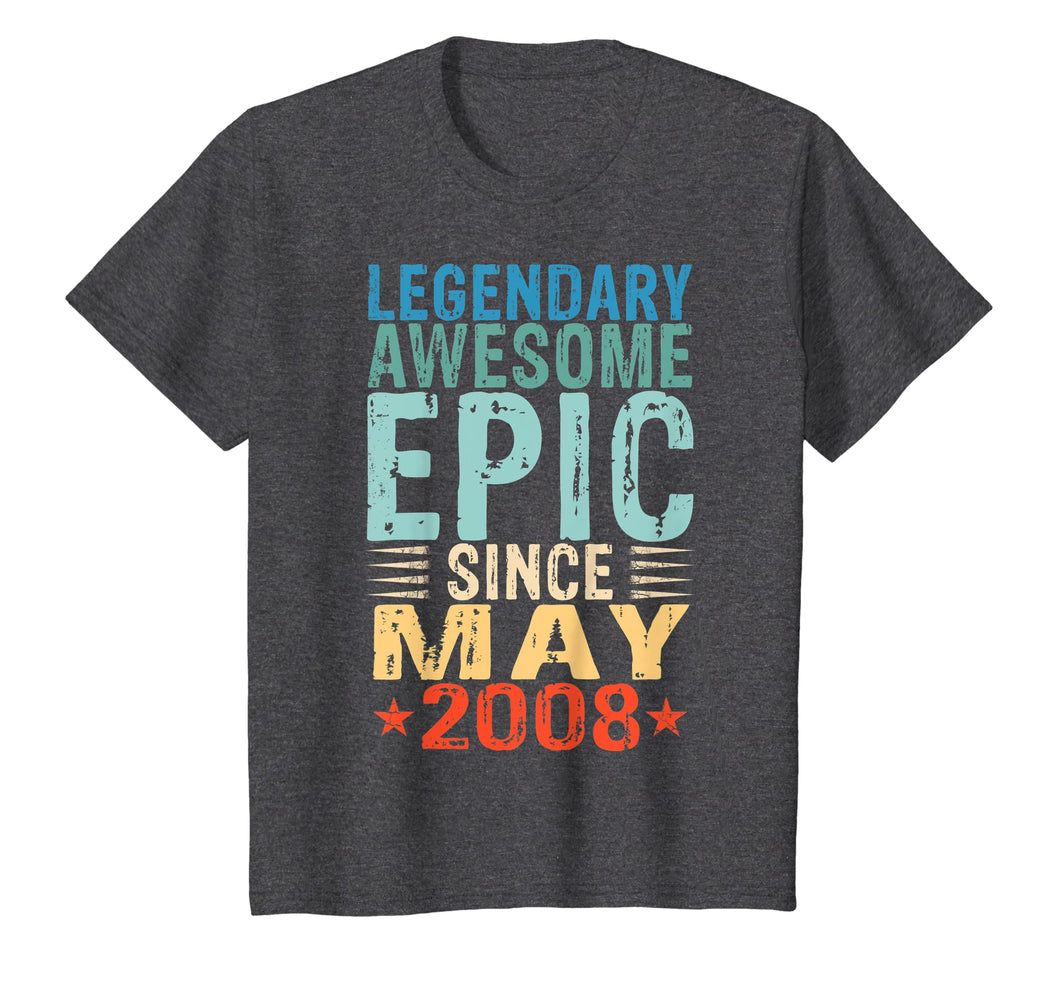 Legendary Awesome Epic Since May 2008 11th Birthday Gift Tee