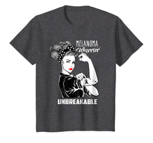 Load image into Gallery viewer, Melanoma Warrior Unbreakable Shirt Melanoma Awareness Gift
