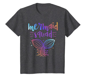 Mermaid Squad Matching Birthday Party T-Shirt