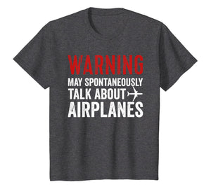Talk about Airplanes Tee | Funny Pilot and Aviation T Shirt