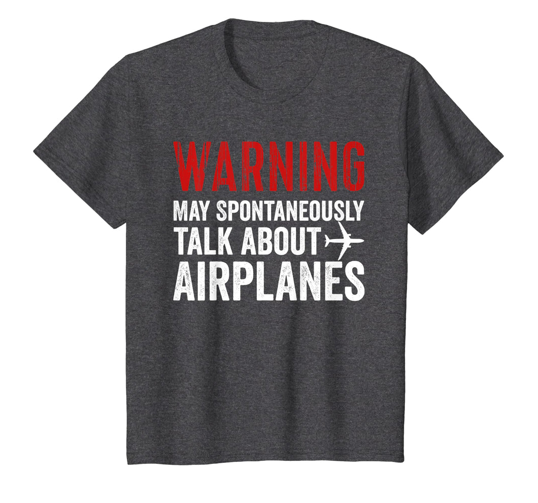 Talk about Airplanes Tee | Funny Pilot and Aviation T Shirt