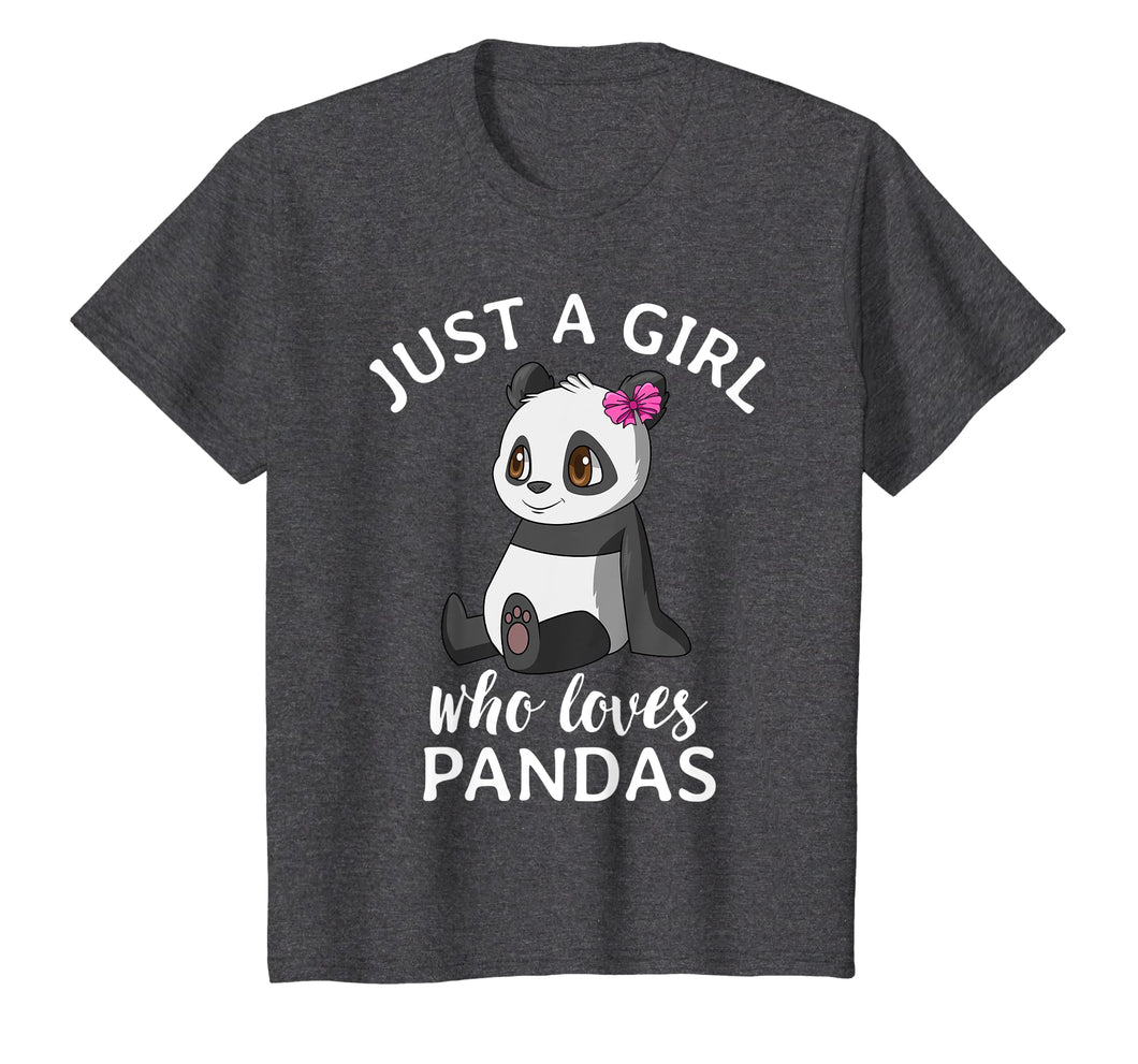 Cute Panda T Shirts for Girls Just A Girl Who Loves Pandas